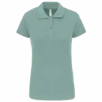 PS_K240_SAGE - Hidalgo-werbeartikel Piquépolo korte mouwen dames, sage — productfoto 19