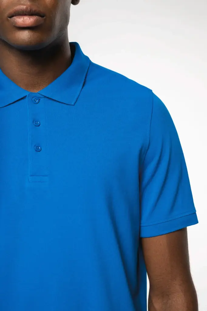Heren piquépolo met korte mouwen — productfoto 3