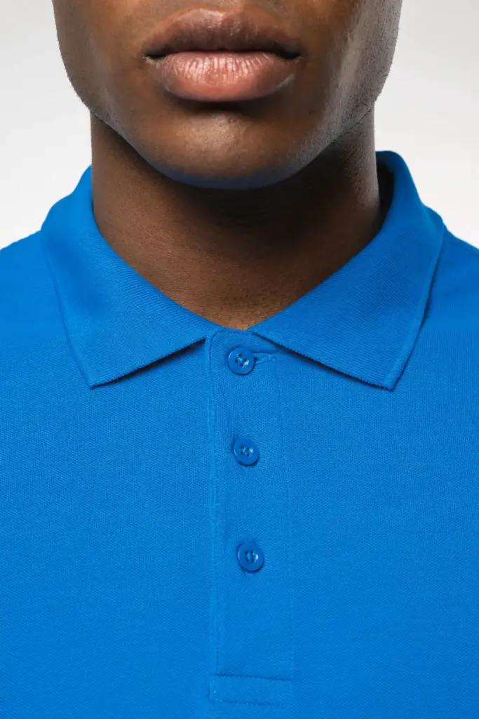 Heren piquépolo met korte mouwen — productfoto 4