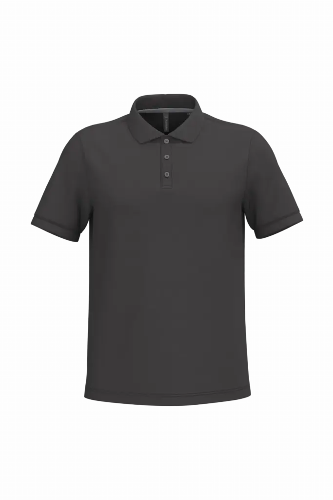 Heren piquépolo met korte mouwen — productfoto 19