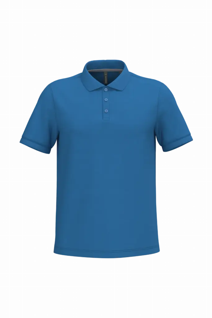 Heren piquépolo met korte mouwen — productfoto 34