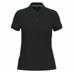 PS_K242_BLACK - Hidalgo-werbeartikel Damespolo korte mouwen, black — productfoto 12