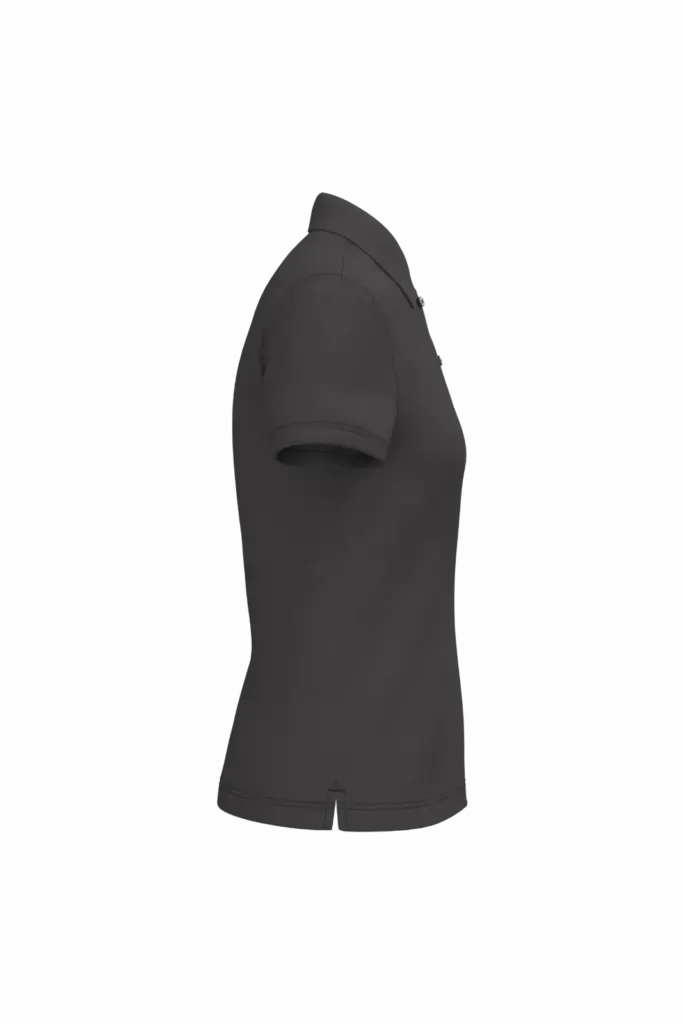 PS_K242-S_DARKGREY - Hidalgo-werbeartikel Damespolo korte mouwen, dark grey — productfoto 17