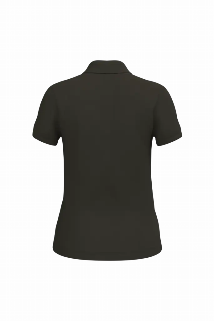 PS_K242-B_DARKKHAKI - Hidalgo-werbeartikel Damespolo korte mouwen, dark khaki — productfoto 22