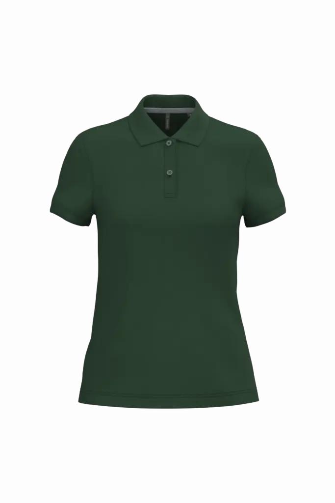 PS_K242_FORESTGREEN - Hidalgo-werbeartikel Damespolo korte mouwen, forest green — productfoto 24