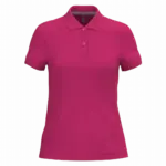 PS_K242_FUCHSIA - Hidalgo-werbeartikel Damespolo korte mouwen, fuchsia — productfoto 27