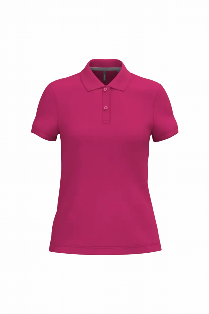 PS_K242_FUCHSIA - Hidalgo-werbeartikel Damespolo korte mouwen, fuchsia — productfoto 27