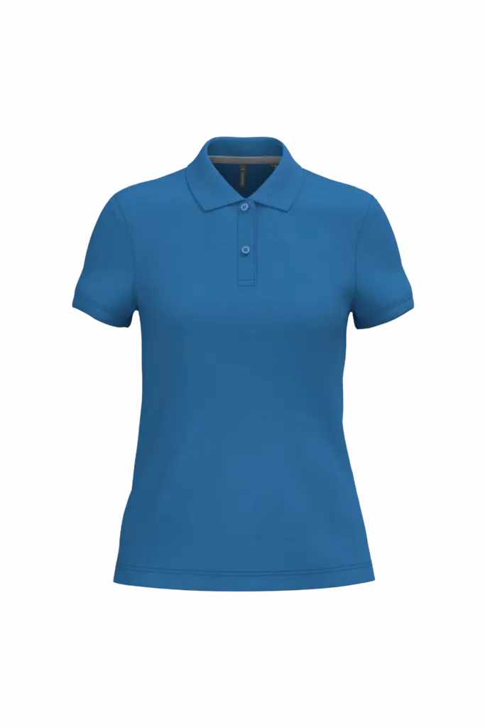 PS_K242_LIGHTROYALBLUE - Hidalgo-werbeartikel Damespolo korte mouwen, light royal blue — productfoto 33