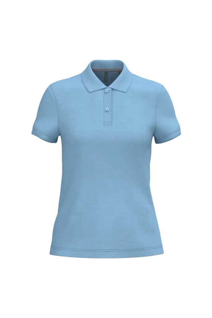 PS_K242_SKYBLUE - Hidalgo-werbeartikel Damespolo korte mouwen, sky blue — productfoto 60