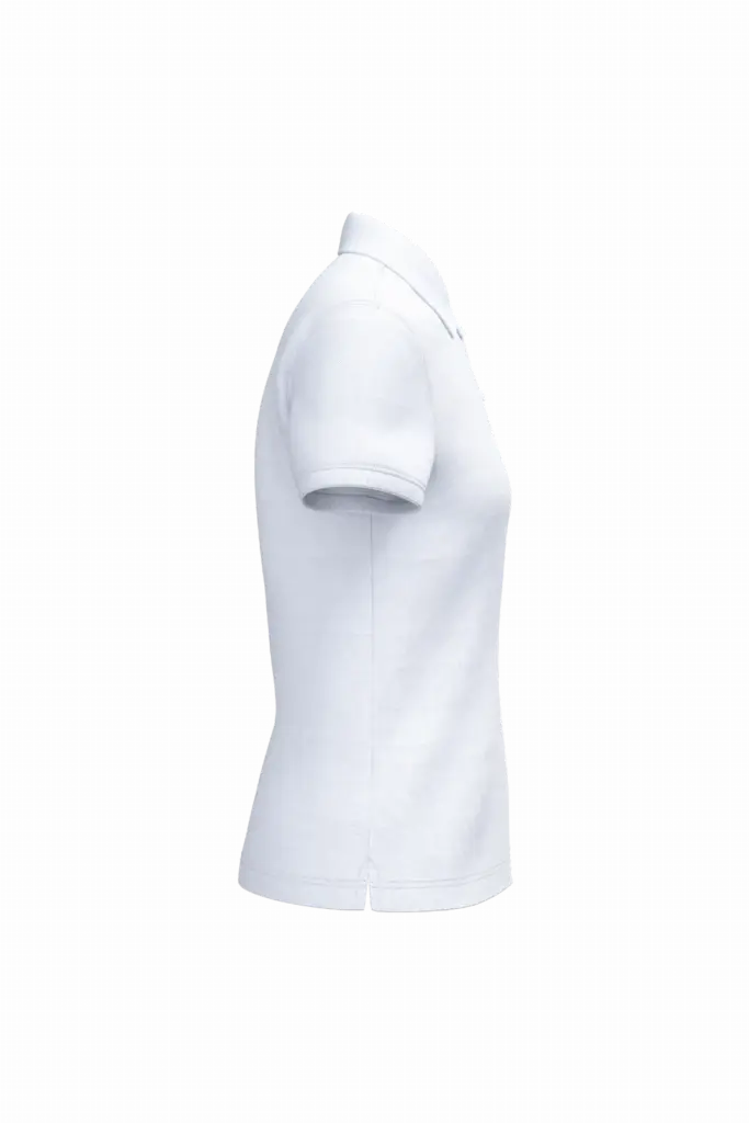 PS_K242-S_WHITE - Hidalgo-werbeartikel Damespolo korte mouwen, white — productfoto 65