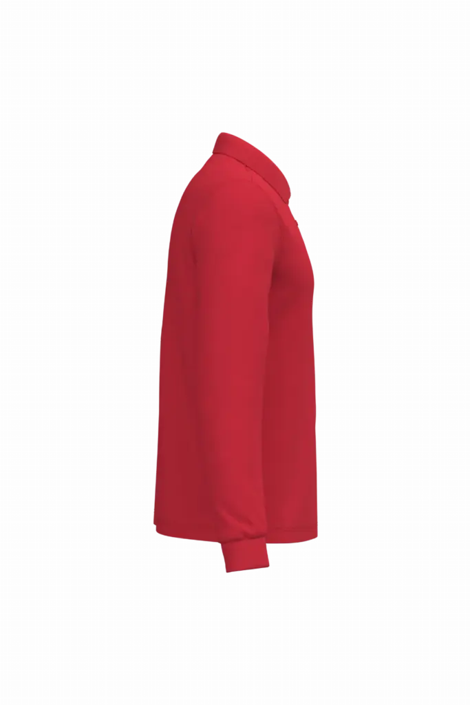 PS_K243-S_RED - Hidalgo-werbeartikel Polo lange mouwen — productfoto 56