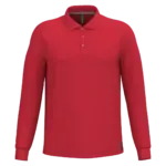 PS_K243_RED - Hidalgo-werbeartikel Polo lange mouwen — productfoto 57
