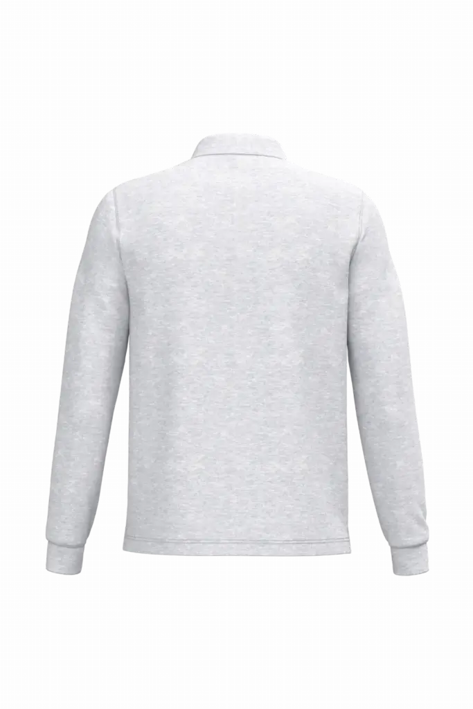 PS_K243-B_ASHHEATHER - Hidalgo-werbeartikel Polo lange mouwen, ash heather — productfoto 13