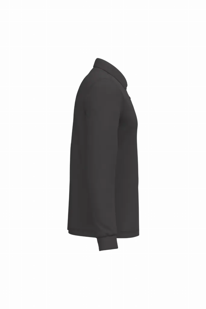 PS_K243-S_DARKGREY - Hidalgo-werbeartikel Polo lange mouwen, dark grey — productfoto 20