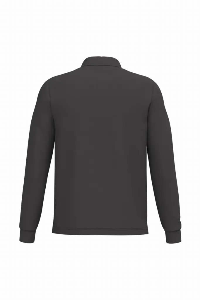 PS_K243-B_DARKGREY - Hidalgo-werbeartikel Polo lange mouwen, dark grey — productfoto 22