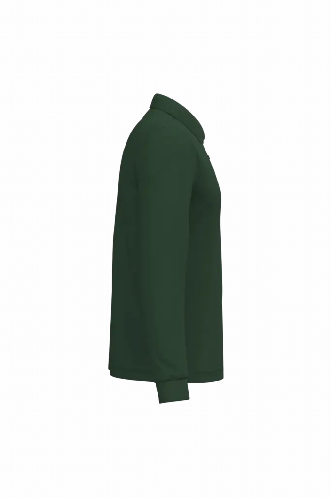 PS_K243-S_FORESTGREEN - Hidalgo-werbeartikel Polo lange mouwen, forest green — productfoto 26