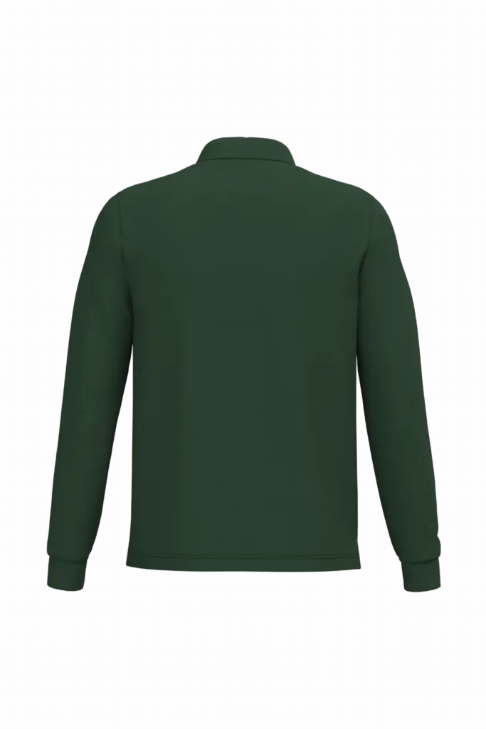 PS_K243-B_FORESTGREEN - Hidalgo-werbeartikel Polo lange mouwen, forest green — productfoto 28