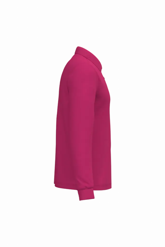 PS_K243-S_FUCHSIA - Hidalgo-werbeartikel Polo lange mouwen, fuchsia — productfoto 29