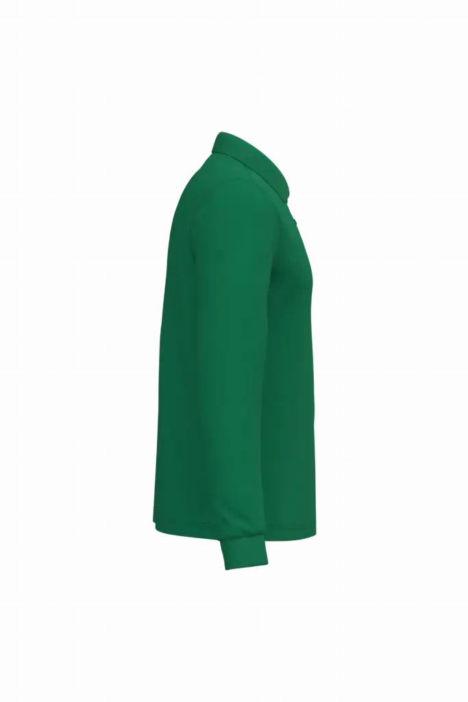 PS_K243-S_KELLYGREEN - Hidalgo-werbeartikel Polo lange mouwen, kelly green — productfoto 32