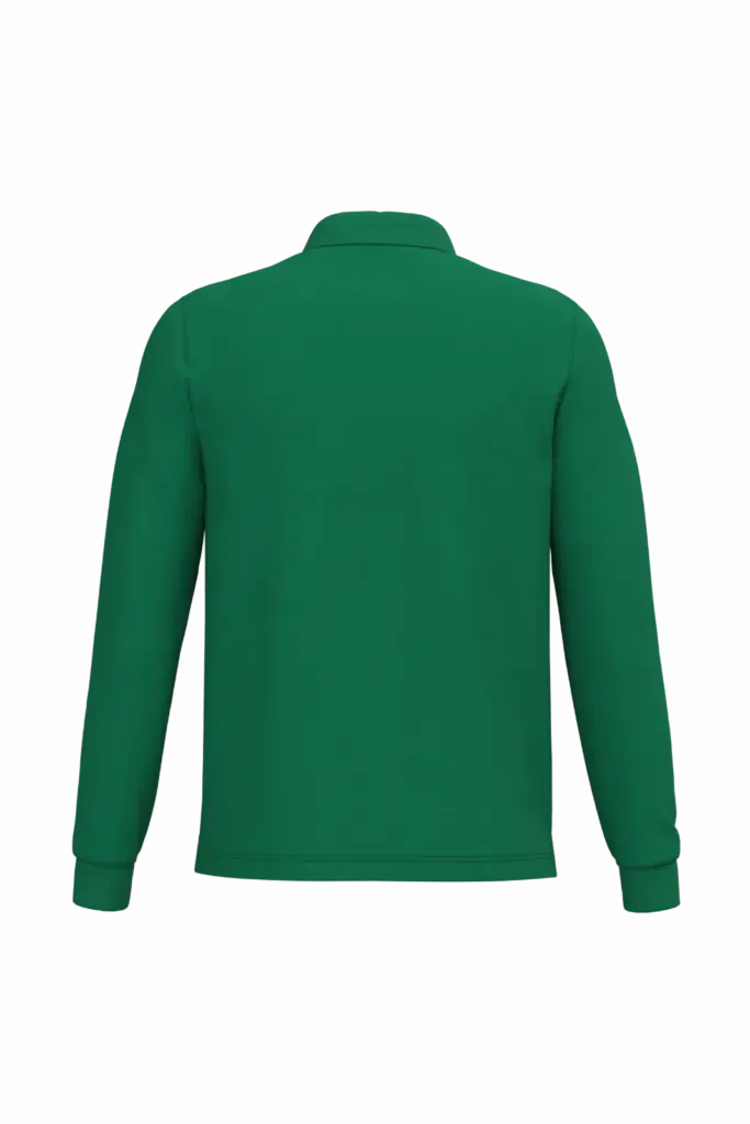 PS_K243-B_KELLYGREEN - Hidalgo-werbeartikel Polo lange mouwen, kelly green — productfoto 34
