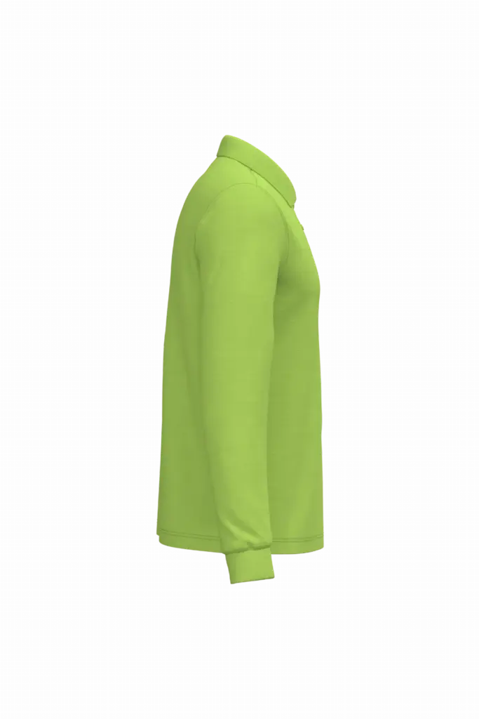 PS_K243-S_LIME - Hidalgo-werbeartikel Polo lange mouwen, lime — productfoto 41