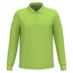 PS_K243_LIME - Hidalgo-werbeartikel Polo lange mouwen, lime — productfoto 42