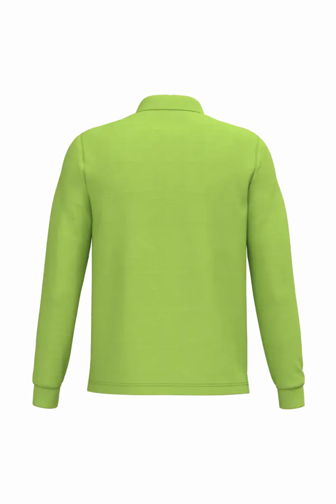 PS_K243-B_LIME - Hidalgo-werbeartikel Polo lange mouwen, lime — productfoto 43