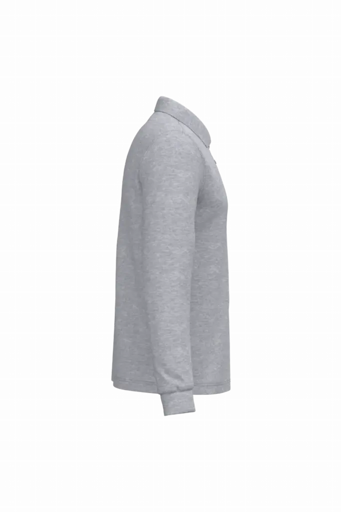 PS_K243-S_OXFORDGREY - Hidalgo-werbeartikel Polo lange mouwen, oxford grey — productfoto 50