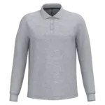 PS_K243_OXFORDGREY - Hidalgo-werbeartikel Polo lange mouwen, oxford grey — productfoto 51