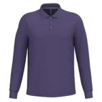 PS_K243_PURPLE - Hidalgo-werbeartikel Polo lange mouwen, purple — productfoto 54