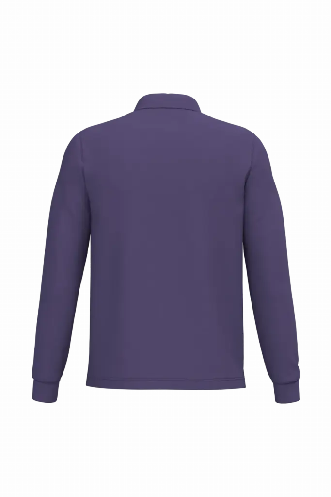 PS_K243-B_PURPLE - Hidalgo-werbeartikel Polo lange mouwen, purple — productfoto 55