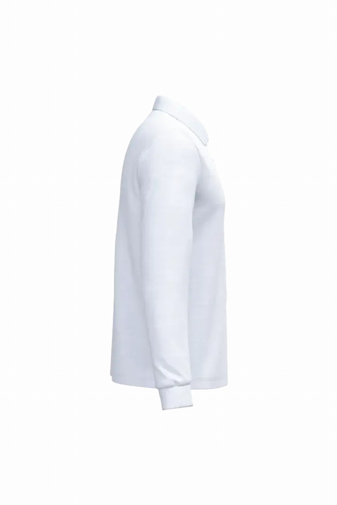 PS_K243-S_WHITE - Hidalgo-werbeartikel Polo lange mouwen, white — productfoto 68