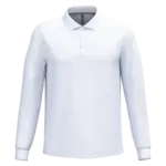 PS_K243_WHITE - Hidalgo-werbeartikel Polo lange mouwen, white — productfoto 69