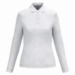Damespolo lange mouwen, ash heather — productfoto 8
