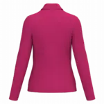 Damespolo lange mouwen, fuchsia — productfoto 27
