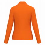 Damespolo lange mouwen, orange — productfoto 45