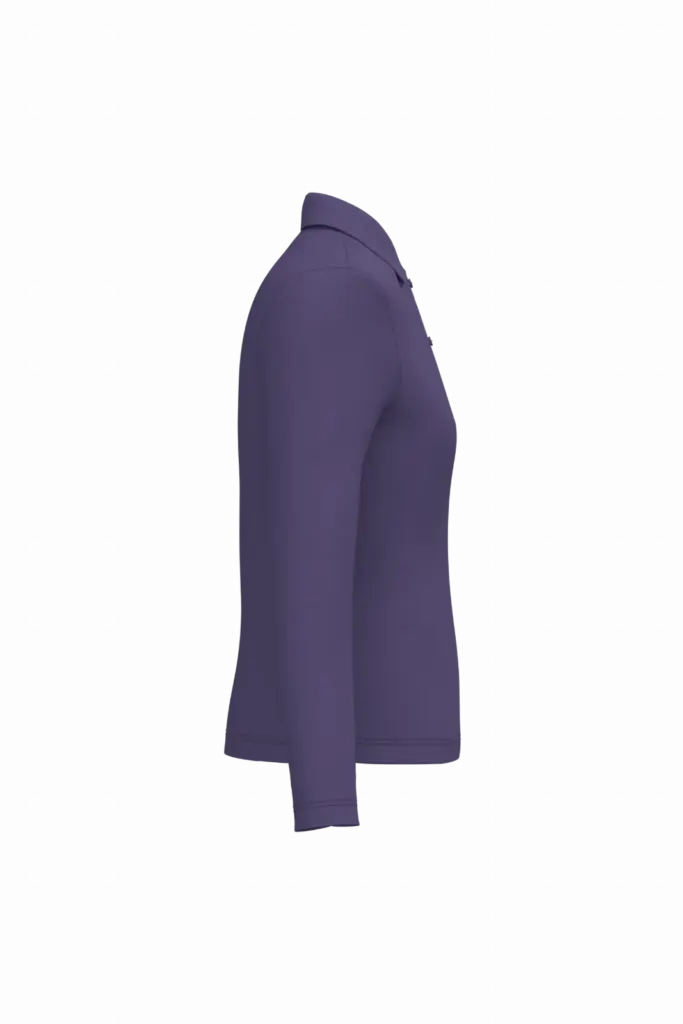 Damespolo lange mouwen, purple — productfoto 49