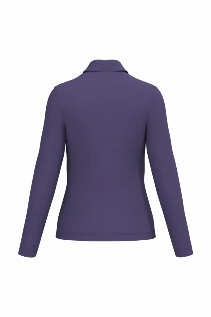 Damespolo lange mouwen, purple — productfoto 51