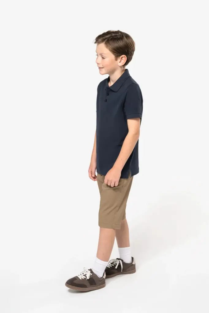 K249-14_2025 - Hidalgo-werbeartikel Kinderpolo korte mouwen — productfoto 15
