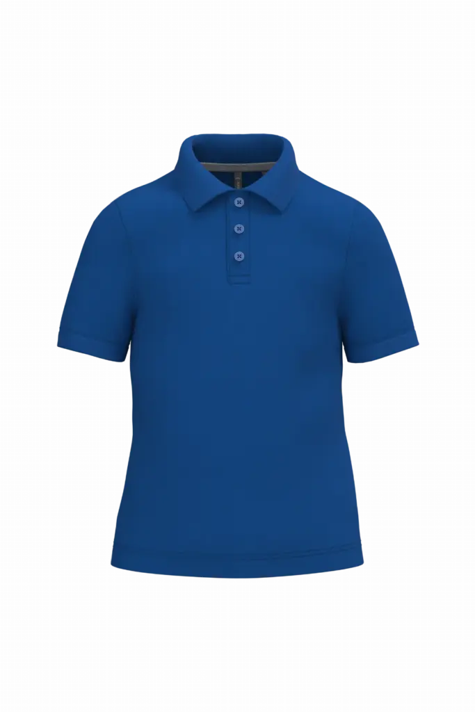 PS_K249_ROYALBLUE - Hidalgo-werbeartikel Kinderpolo korte mouwen, royal blue — productfoto 27