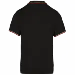 PS_K250-B_BLACK-RED-WHITE - Hidalgo-werbeartikel Polo korte mouwen, black / red / white — productfoto 19