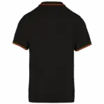 PS_K250-B_BLACK-RED-YELLOW - Hidalgo-werbeartikel Polo korte mouwen, black / red / yellow — productfoto 22