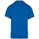 PS_K250-B_LIGHTROYALBLUE-RED-WHITE - Hidalgo-werbeartikel Polo korte mouwen, light royal blue / red / white — productfoto 28