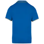 PS_K250-B_LIGHTROYALBLUE-YELLOW-WHITE - Hidalgo-werbeartikel Polo korte mouwen, light royal blue/yellow/white — productfoto 31