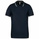 PS_K250_NAVY-LIGHTGREY-WHITE - Hidalgo-werbeartikel Polo korte mouwen, navy / light grey / white — productfoto 33