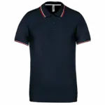 PS_K250_NAVY-RED-WHITE - Hidalgo-werbeartikel Polo korte mouwen, navy / red / white — productfoto 36