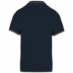 PS_K250-B_NAVY-WINE-WHITE - Hidalgo-werbeartikel Polo korte mouwen, navy / wine / white — productfoto 40