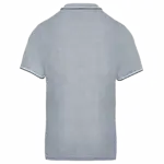 PS_K250-B_OXFORDGREY-NAVY-WHITE - Hidalgo-werbeartikel Polo korte mouwen, oxford grey / navy / white — productfoto 43