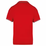 PS_K250-B_RED-NAVY-WHITE - Hidalgo-werbeartikel Polo korte mouwen, red / navy / white — productfoto 46