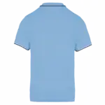 PS_K250-B_SKYBLUE-NAVY-WHITE - Hidalgo-werbeartikel Polo korte mouwen, sky blue / navy / white — productfoto 49
